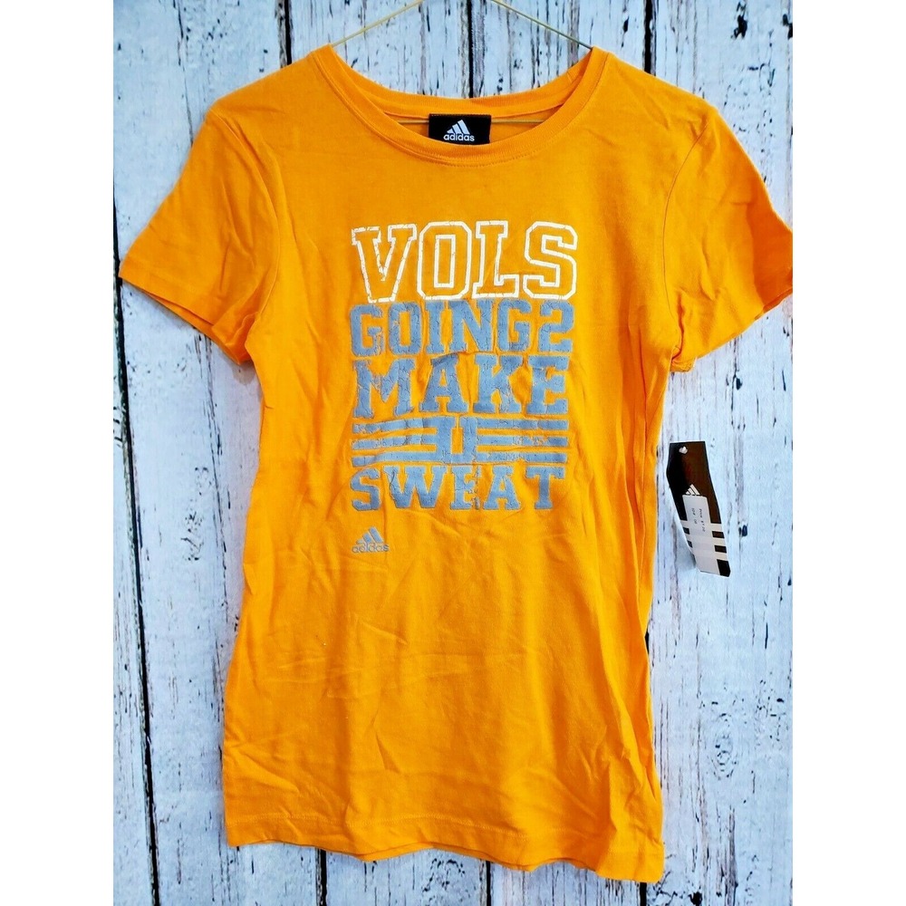 Adidas Girl's XL 16 Tennessee Volunteers Short Sleeve T‑Shirt Tee Shirt Top NEW